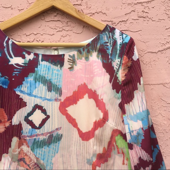 J. Peterman Abstract Print Dress - Picture 3 of 7